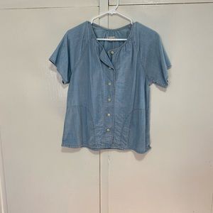 Madewell chambray top